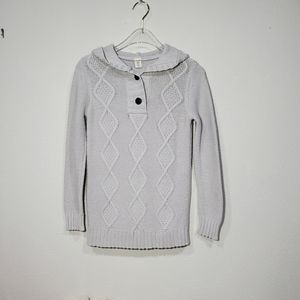 Old Navy Gray Sweater Hoodie Size 8